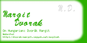 margit dvorak business card